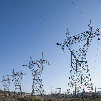 जस्ती Q255 Q355 स्टील 330kV पावर लाइन टॉवर