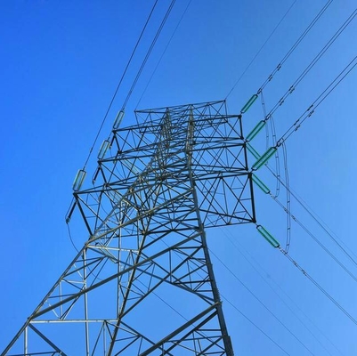 स्टील Q235B Q345B Q420 डबल सर्किट ट्रांसमिशन लाइन टॉवर