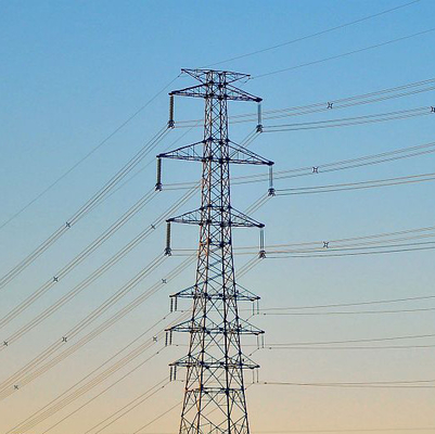 स्टील Q235B Q345B Q420 डबल सर्किट ट्रांसमिशन लाइन टॉवर