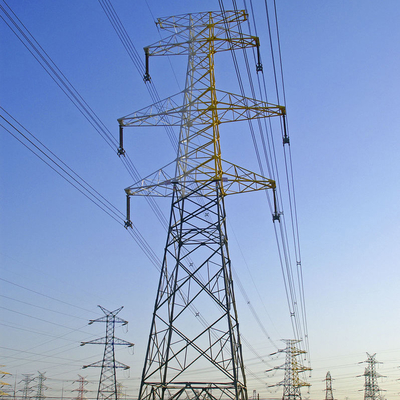 ASTM123 जस्ती Q235 Q345 स्टील ट्रांसमिशन लाइन टॉवर