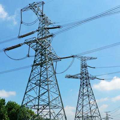ASTM123 जस्ती Q235 Q345 स्टील ट्रांसमिशन लाइन टॉवर