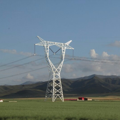हॉट डिप गैल्वनाइजेशन 132kv पावर ट्रांसमिशन लाइन टॉवर