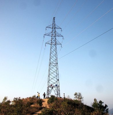 बहुभुज शंक्वाकार 10kv से 750kv ट्रांसमिशन लाइन कोण टॉवर