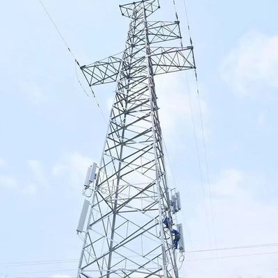 हॉट डिप जस्ती एंजेल स्टील 500KV ट्रांसमिशन लाइन टॉवर