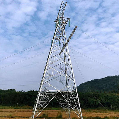 हॉट डिप जस्ती एंजेल स्टील 500KV ट्रांसमिशन लाइन टॉवर