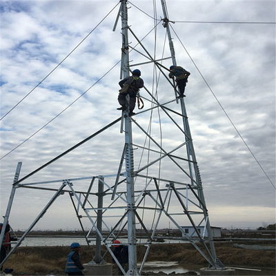 110kV 132kV इलेक्ट्रिक पावर ट्रांसमिशन के लिए एंगर स्टील लैटिस तोरण