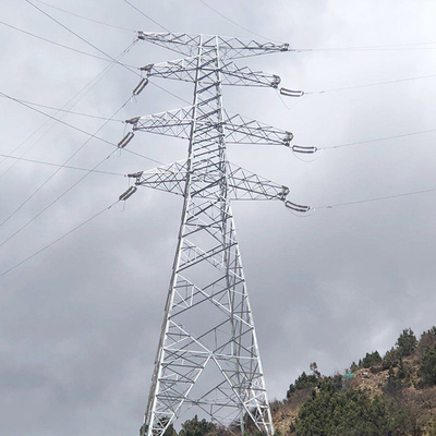 110kV 132kV इलेक्ट्रिक पावर ट्रांसमिशन के लिए एंगर स्टील लैटिस तोरण