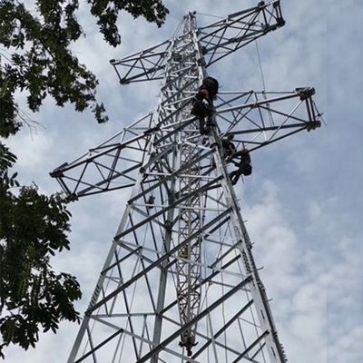 110kV ट्रांसमिशन लाइन जस्ती कोण स्टील जाली तोरण