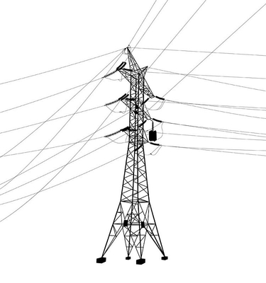 एचडीजी एंगल स्टील 11 35 220 330 500kV ट्रांसमिशन लाइन टॉवर