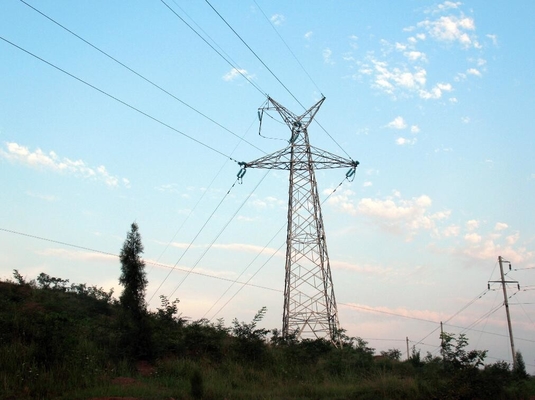 35KV Q355 Q255 एंजेल स्टील तोरण ट्रांसमिशन टॉवर