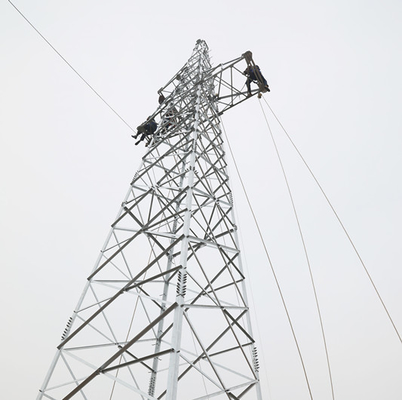 हॉट डिप जस्ती स्टील जाली ट्रांसमिशन लाइन 33KV टॉवर