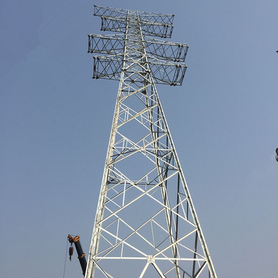 हॉट डिप जस्ती Q345B Q235B जाली ट्रांसमिशन लाइन टॉवर: