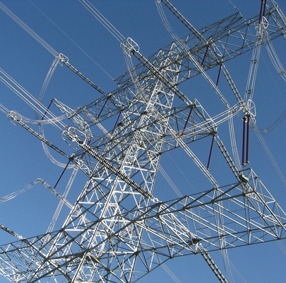 10 - 500KV HDG एंगल स्टील लैटिस ट्रांसमिशन टॉवर