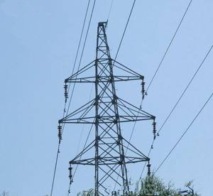 11 - 500KV कोण स्टील जाली इलेक्ट्रिक ट्रांसमिशन टॉवर