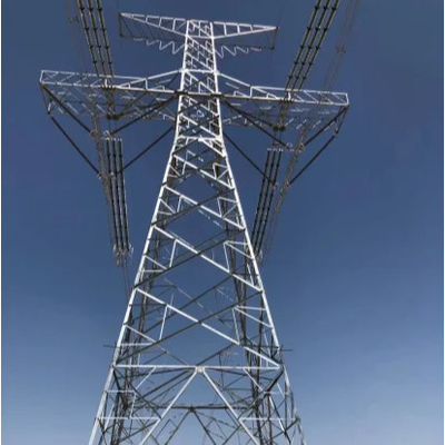 11 - 500KV कोण स्टील जाली इलेक्ट्रिक ट्रांसमिशन टॉवर