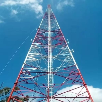 दूरसंचार के लिए OEM क्रोध स्टील 3 पैर स्वयं सहायक जाली टॉवर