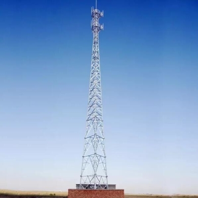 उपयोगिता सेवा के लिए 138kv HDG टेलीस्कोपिक एंटीना मस्त