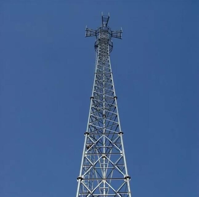 उपयोगिता सेवा के लिए 138kv HDG टेलीस्कोपिक एंटीना मस्त