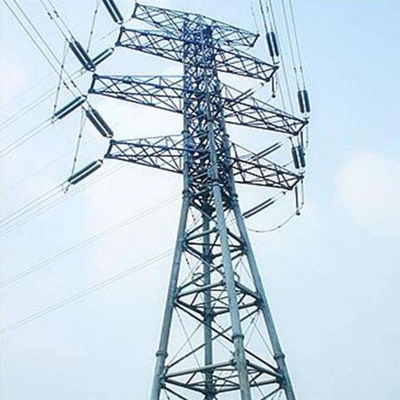ट्रांसमिशन लाइन जस्ती स्टील Q355 / Q255 गाय वायर टॉवर