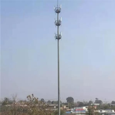 प्रतिरोधी पहनें 10 - 750KV मोनोपोल टेलीकॉम टॉवर ASTM स्वीकृत