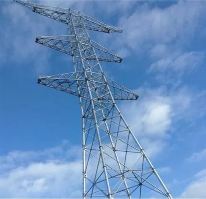ट्रांसमिशन लाइन इलेक्ट्रिक पावर जाली स्टील टॉवर Q235B